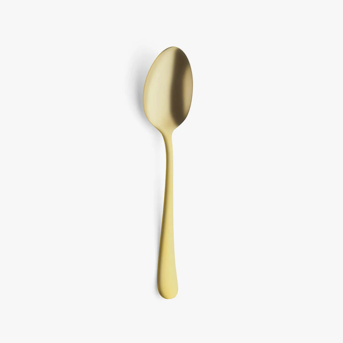 Set de 12 cucharas de café de acero inoxidable dorado 14cm Zafra