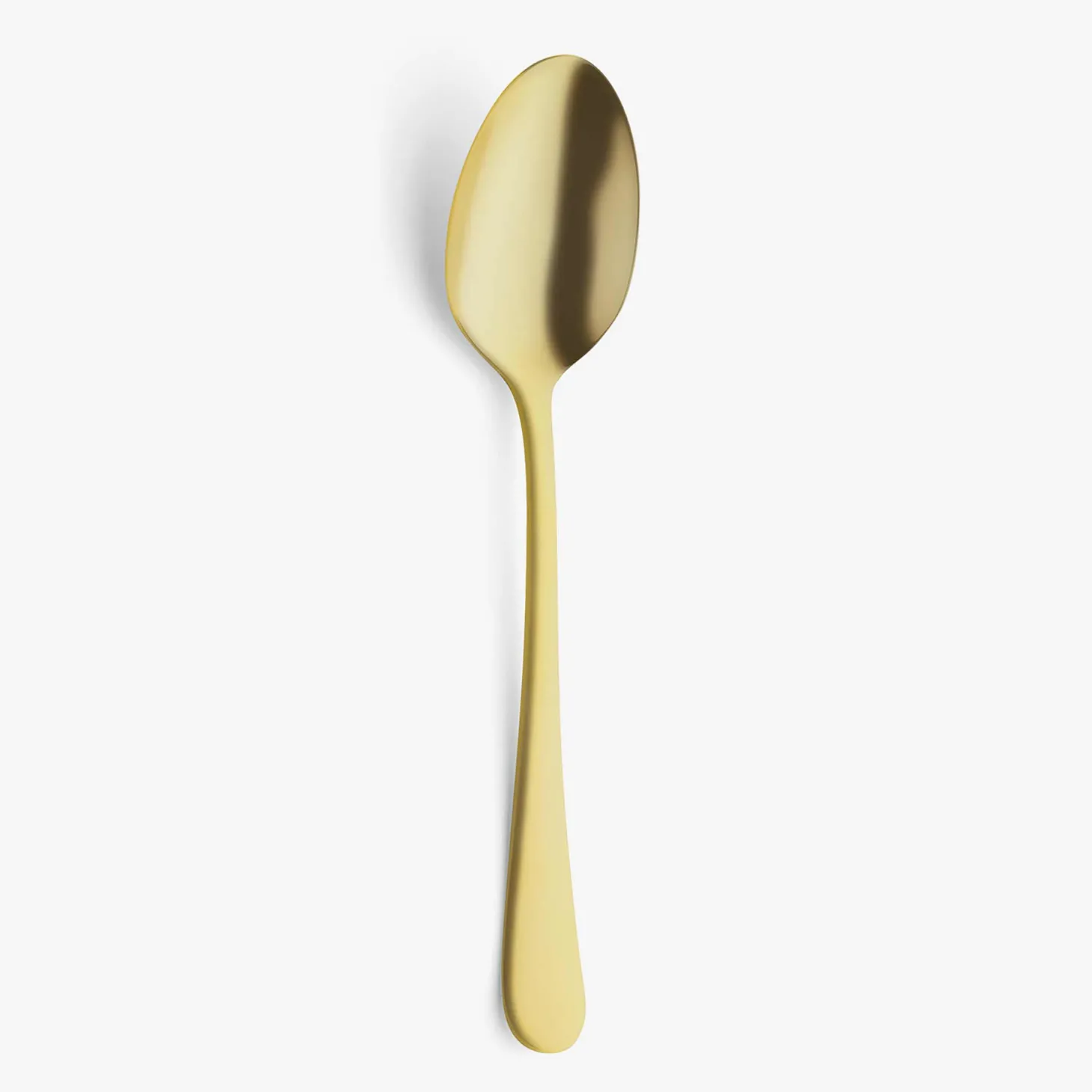Set de 12 cucharas de mesa de acero inoxidable dorado 21cm Zafra