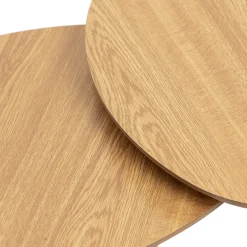 Set de 2 mesas auxiliares de madera Sevilla 44,5cm