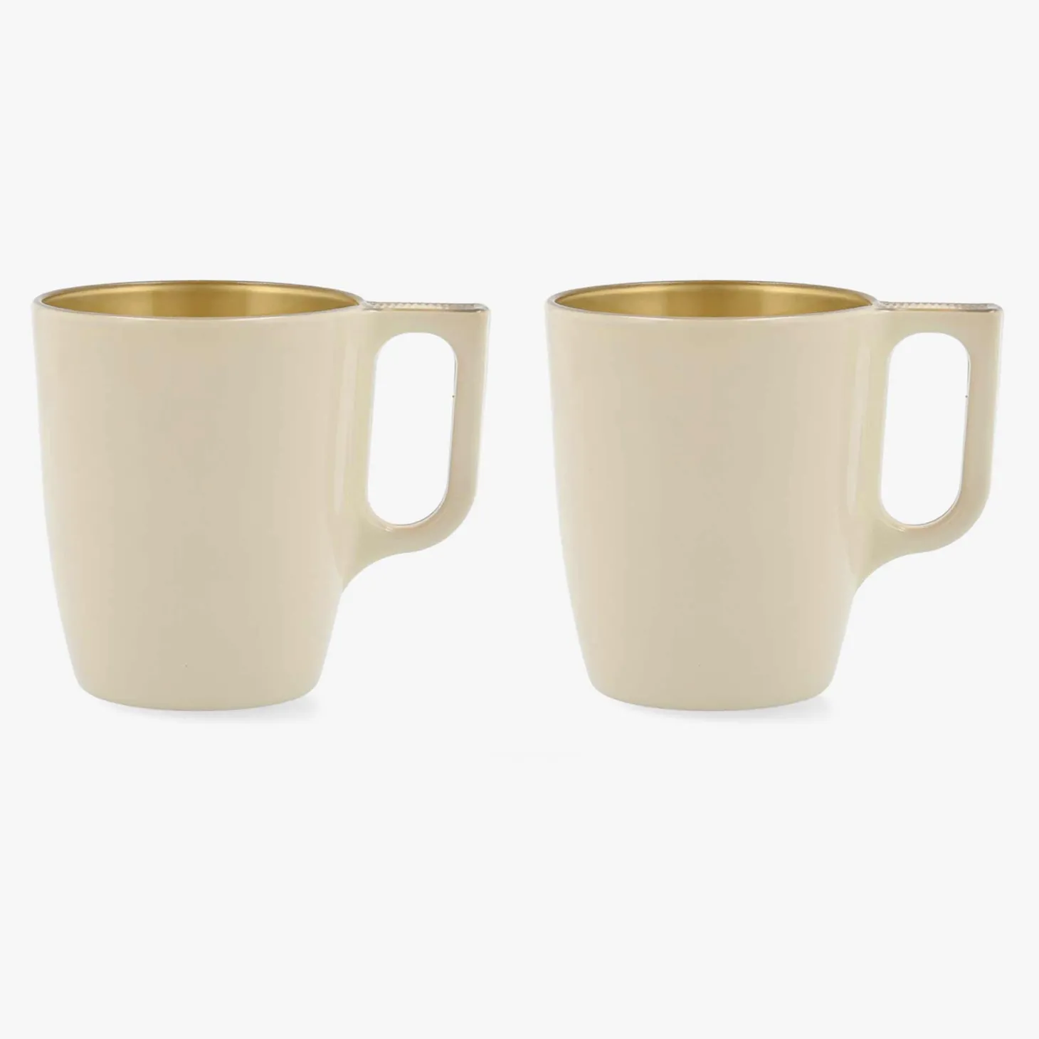 Set de 2 mugs de vidrio 25cl Nieve