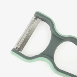 Set de 3 peladores de acero inoxidable y plástico 12cm