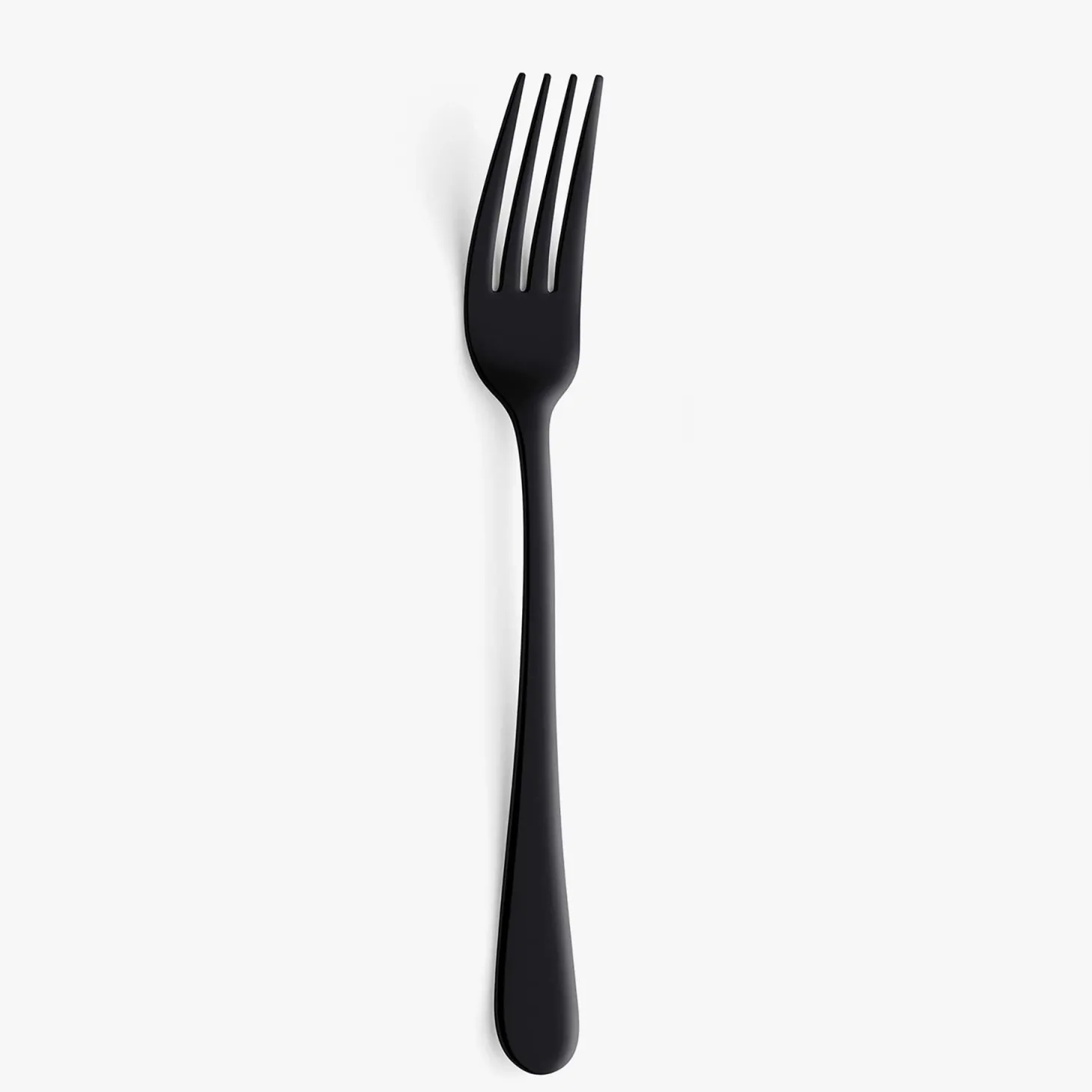 Set de 12 tenedores de mesa de acero inoxidable negro 22cm Zafra