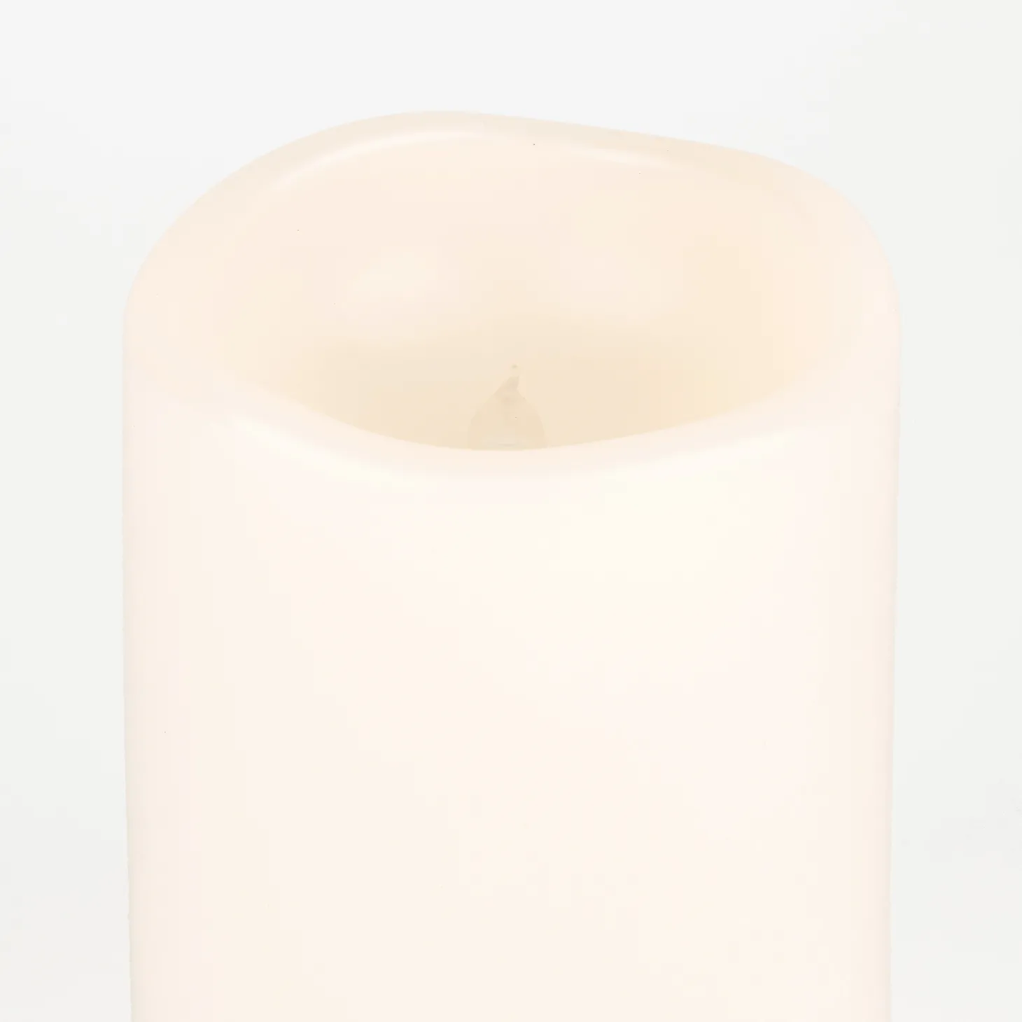 Set de 3 velas LED marfil con mando 15-20-25 cm
