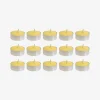Set de 15 velas tealight de citronela