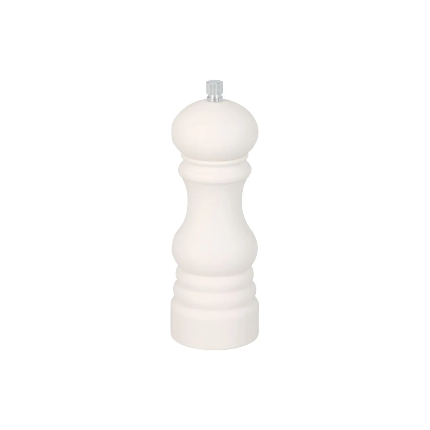 Set de molinillo de sal y pimineta blanco y negro 17,5cm