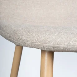 Silla de comedor beige Concept 45x55x86cm