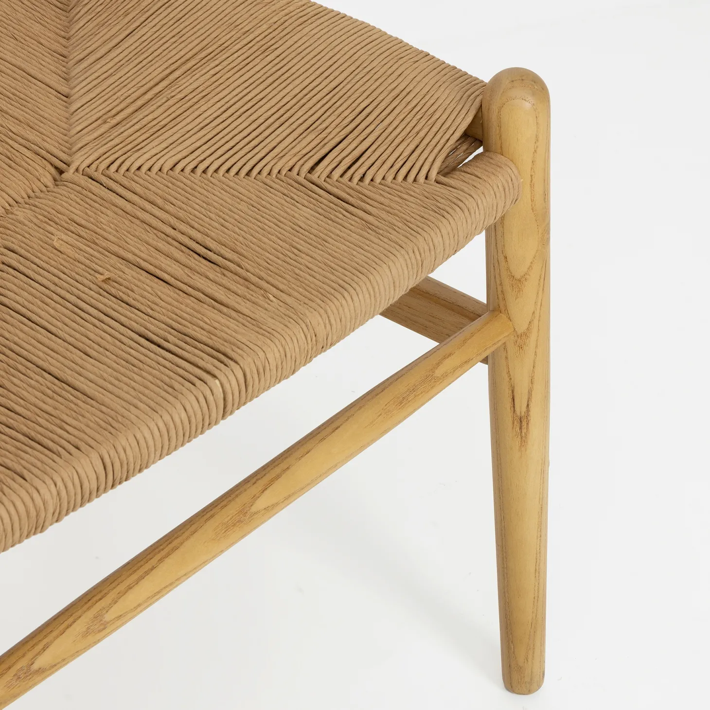 Silla de comedor de madera de olmo Irma 49x42x78cm Clau&Chloe
