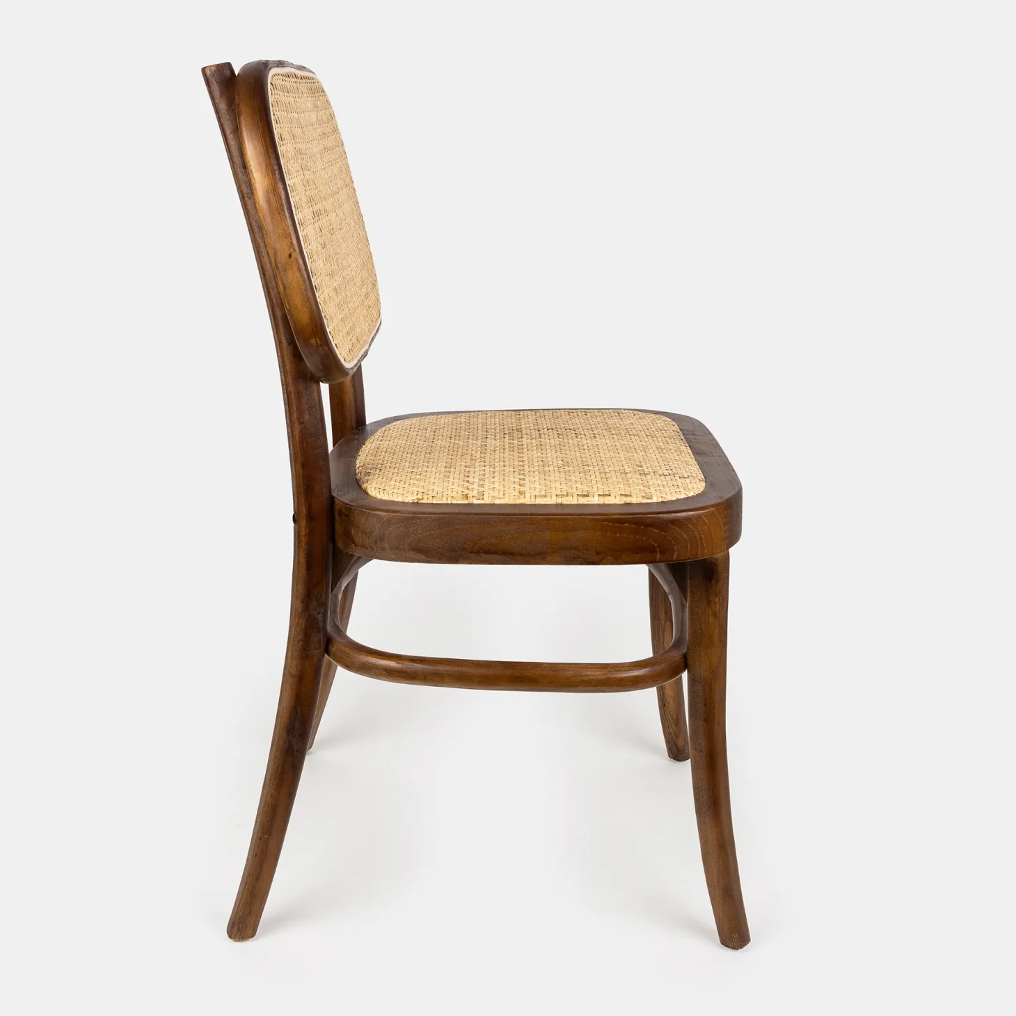 Silla de comedor de madera de olmo Cibran 45x41x83cm Clau&Chloe