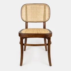 Silla de comedor de madera de olmo Cibran 45x41x83cm Clau&Chloe