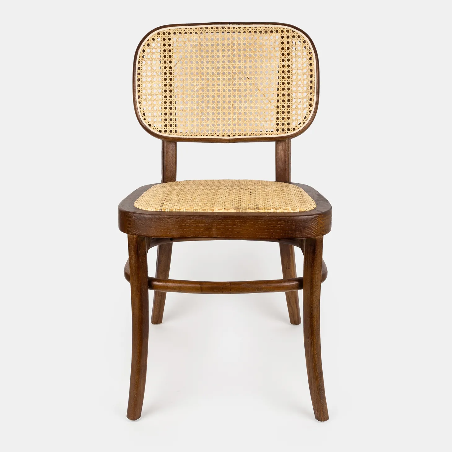 Silla de comedor de madera de olmo Cibran 45x41x83cm Clau&Chloe