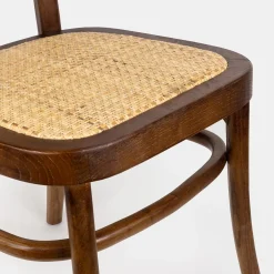 Silla de comedor de madera de olmo Cibran 45x41x83cm Clau&Chloe