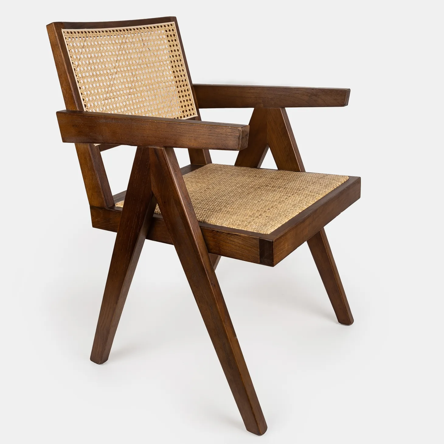 Silla de comedor de madera de olmo Cecilia 50x50x84cm Clau&Chloe