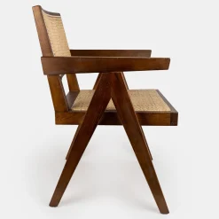 Silla de comedor de madera de olmo Cecilia 50x50x84cm Clau&Chloe