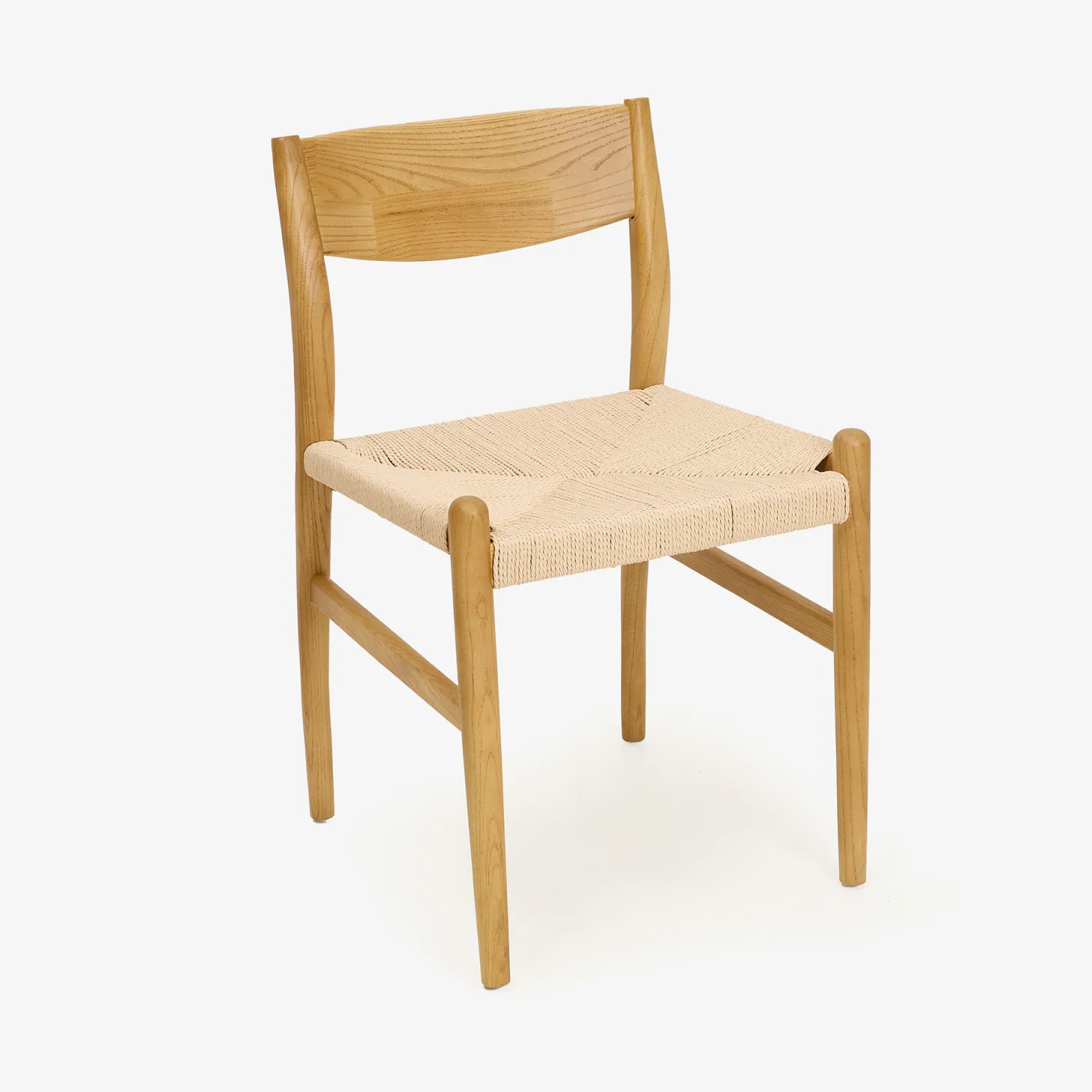 Silla de comedor de madera de olmo Lia 47x44x78cm Clau&Chloe