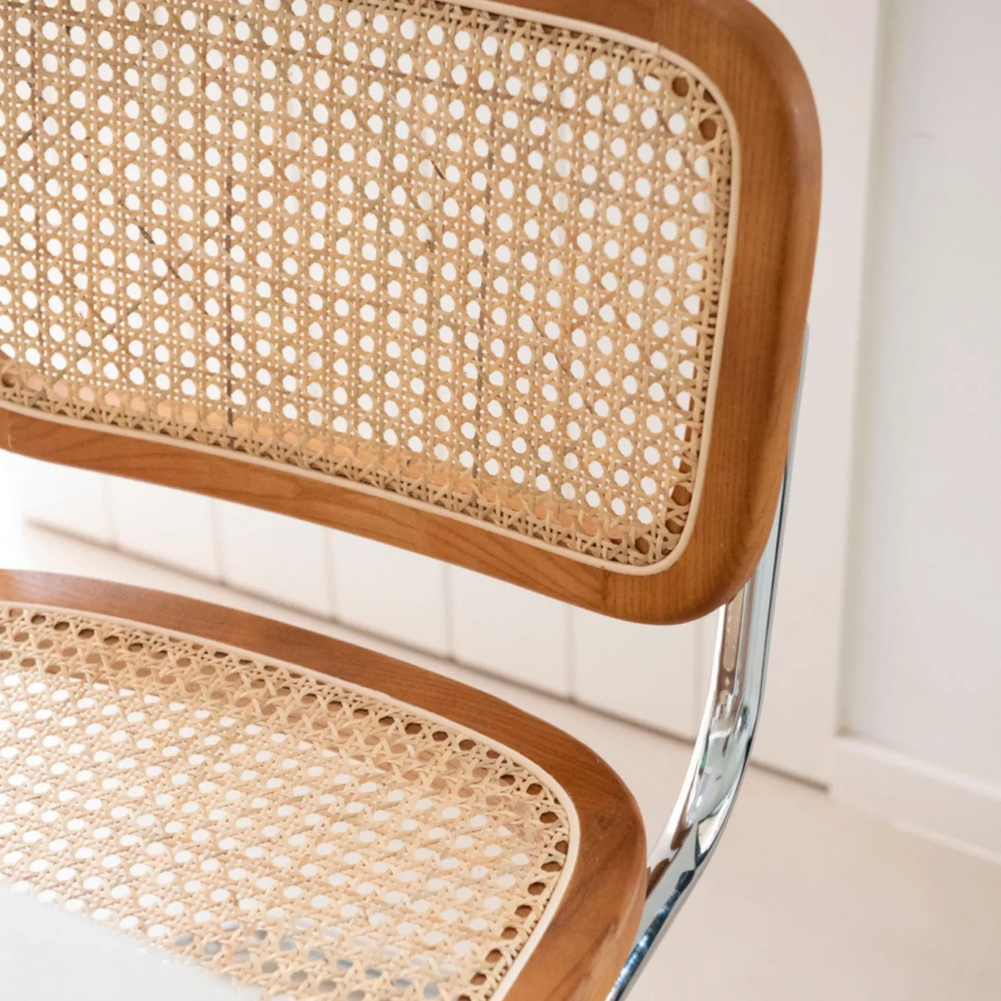 Silla de comedor de ratán Leonor 47,5x63,5x82cm Clau&Chloe
