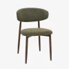 Silla de comedor efecto madera verde Martina 54x52x76cm Clau&Chloe
