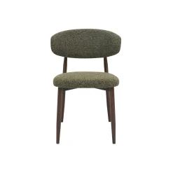 Silla de comedor efecto madera verde Martina 54x52x76cm Clau&Chloe