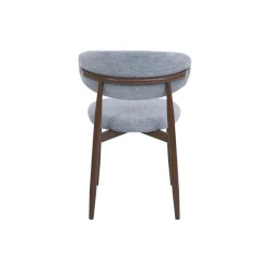 Silla de comedor efecto madera azul Martina 54x52x76cm Clau&Chloe