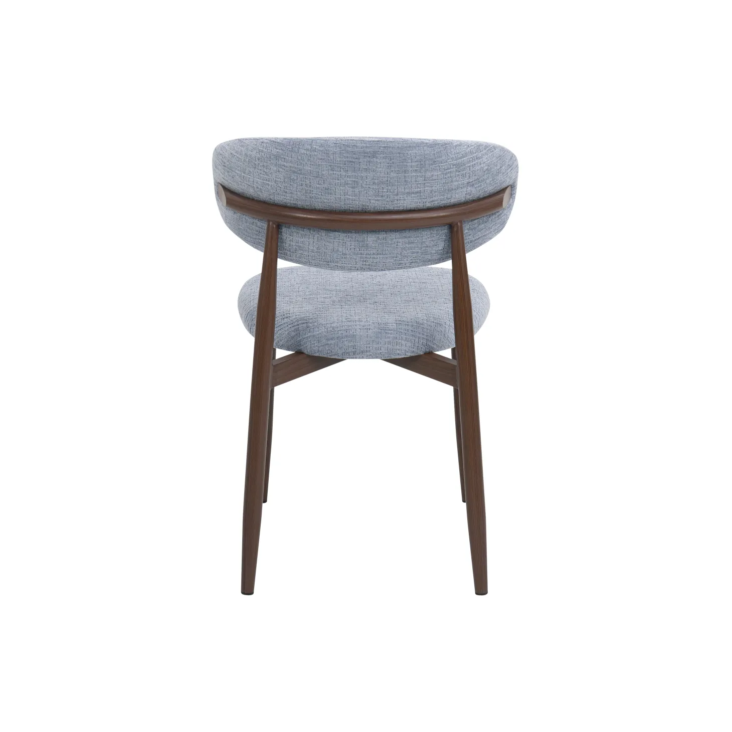 Silla de comedor efecto madera azul Martina 54x52x76cm Clau&Chloe