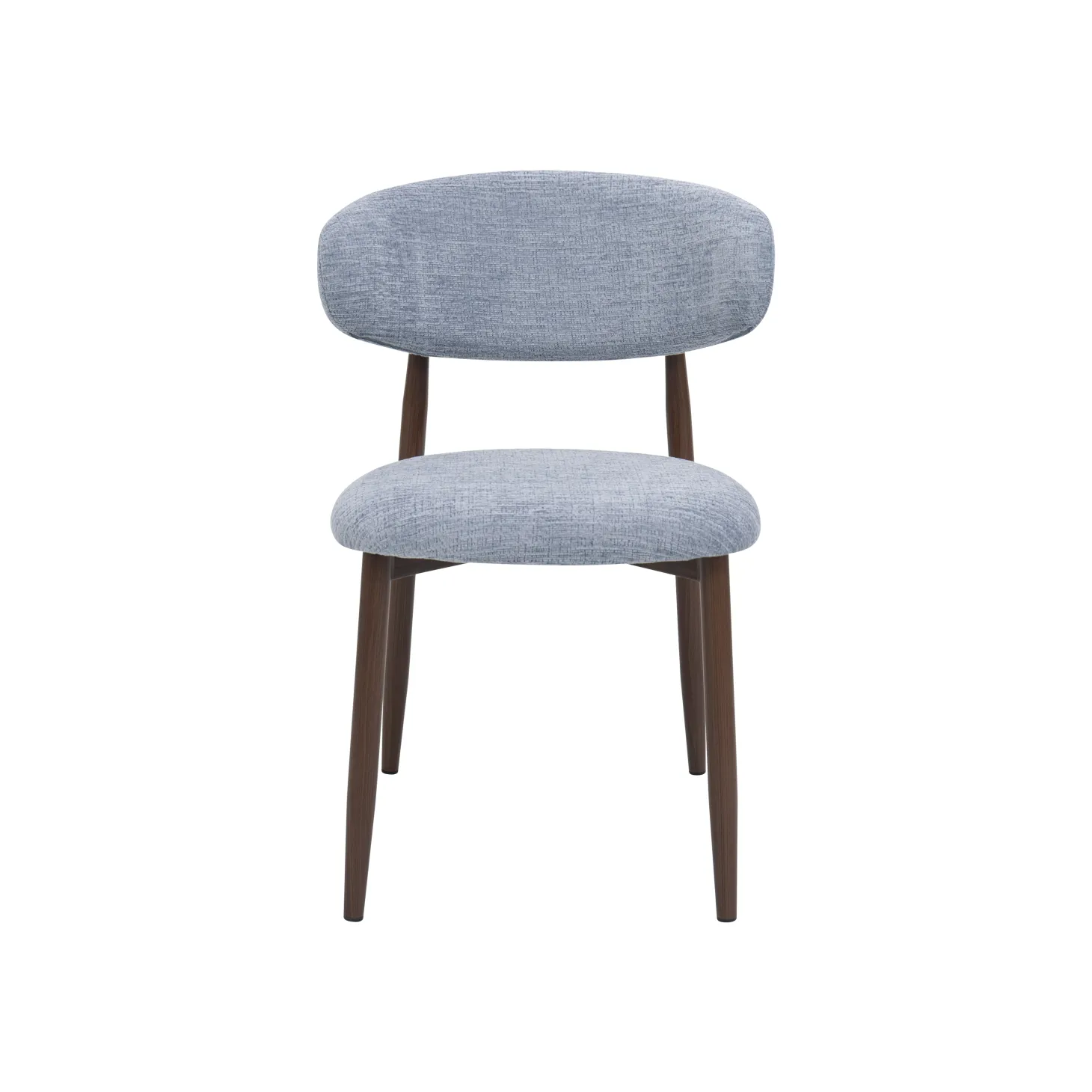 Silla de comedor efecto madera azul Martina 54x52x76cm Clau&Chloe