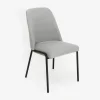 Silla de comedor gris claro Mina 49x60cm
