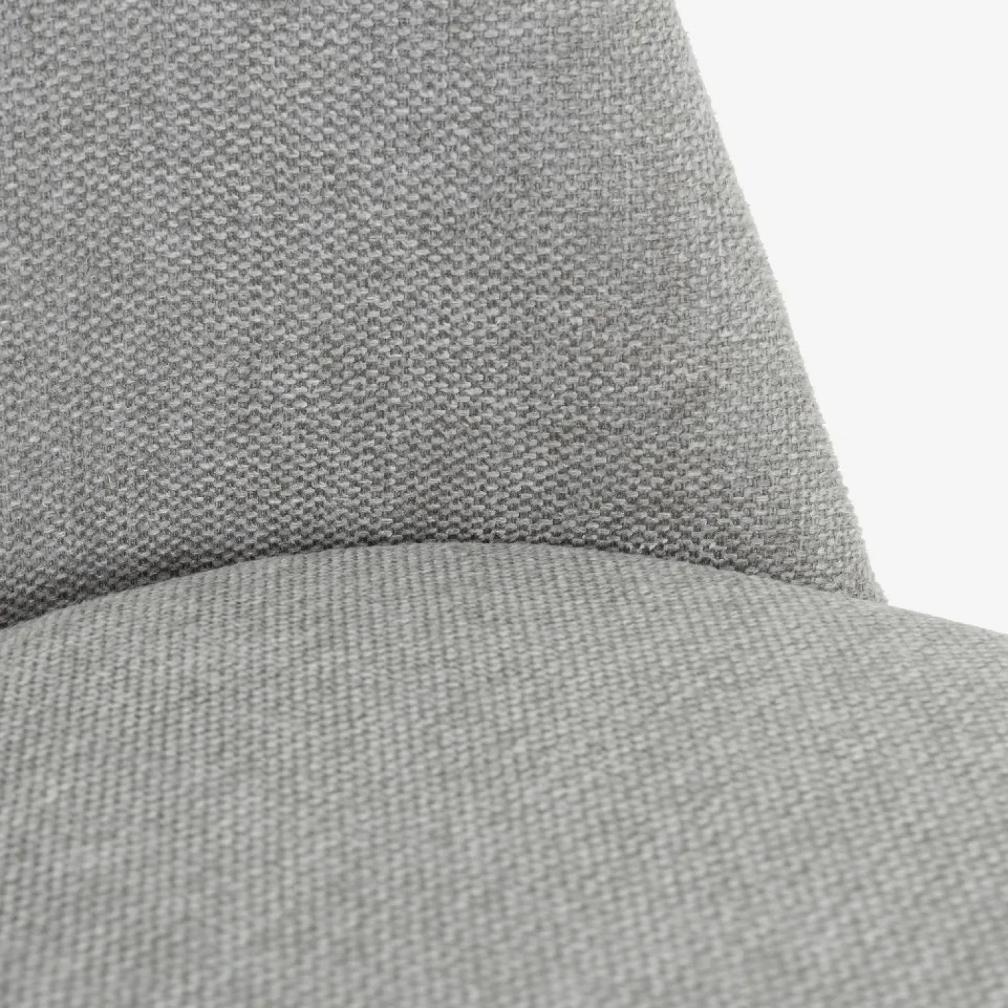 Silla de comedor gris claro Mina 49x60cm