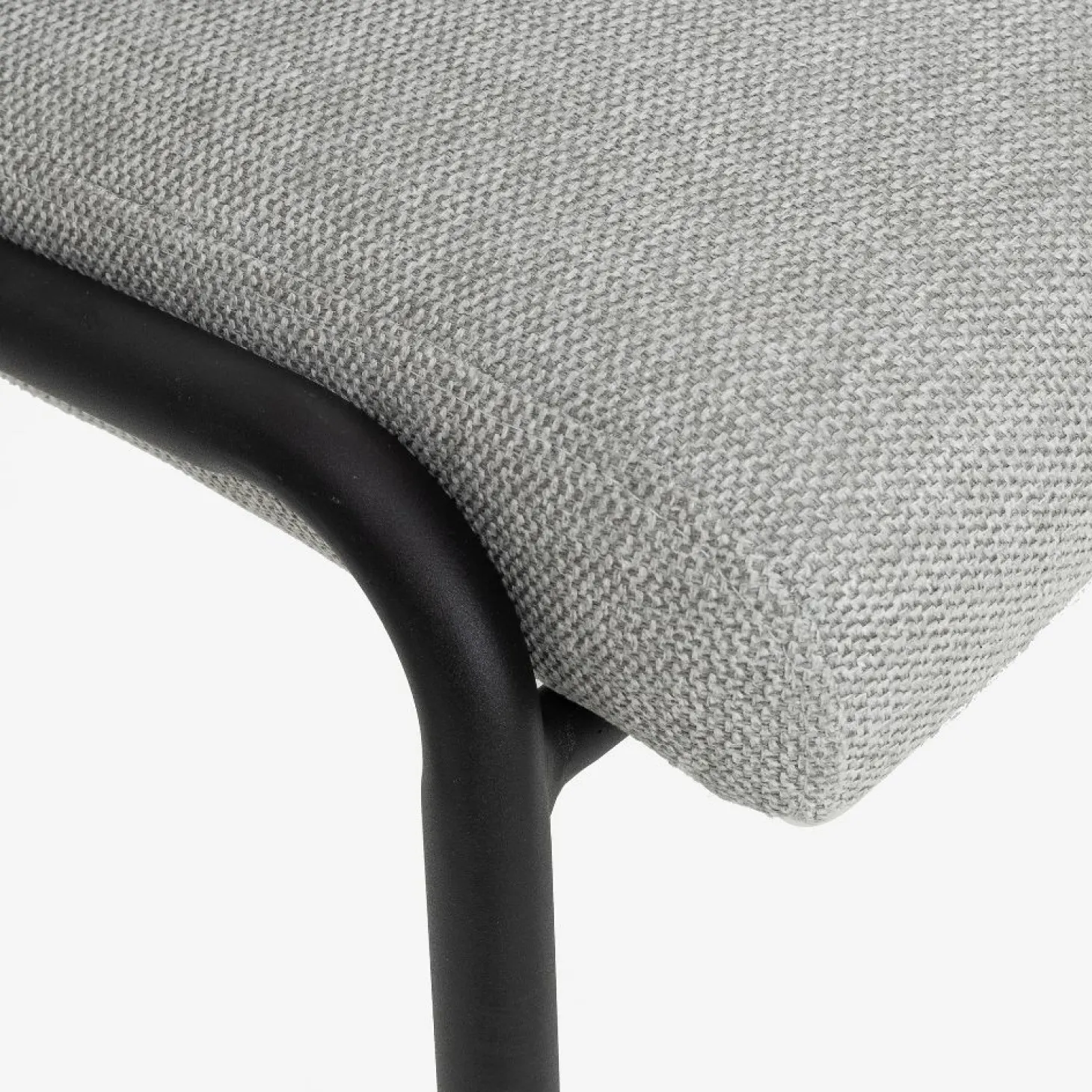 Silla de comedor gris claro Mina 49x60cm
