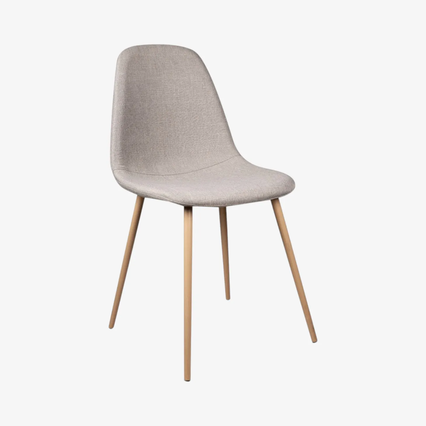 Silla de comedor gris claro Concept 45x55x86cm