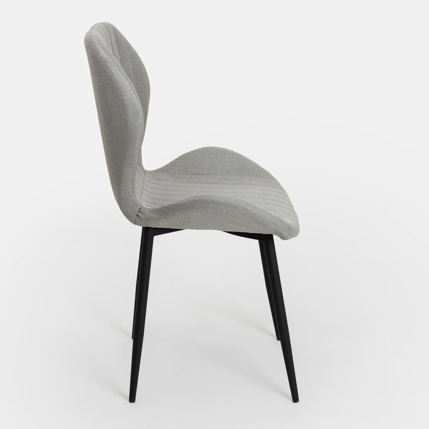 Silla de comedor gris Lydia 54x50x86cm Clau&Chloe