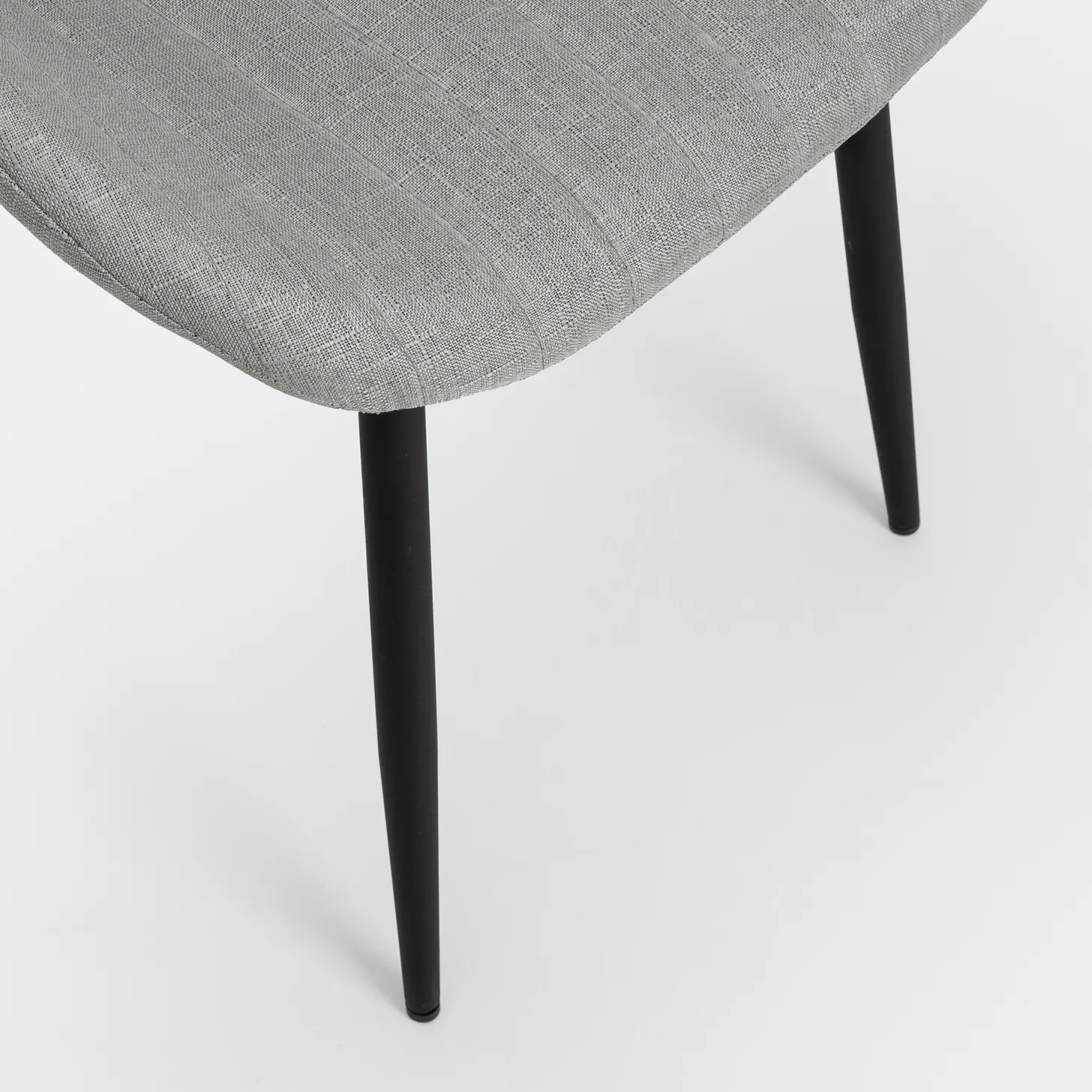 Silla de comedor gris Lydia 54x50x86cm Clau&Chloe