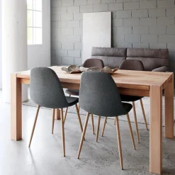 Silla de comedor gris oscuro Concept 45x55x86cm