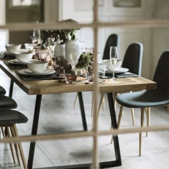 Silla de comedor gris oscuro Concept 45x55x86cm