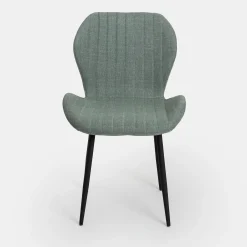Silla de comedor verde Lydia 54x50x86cm Clau&Chloe