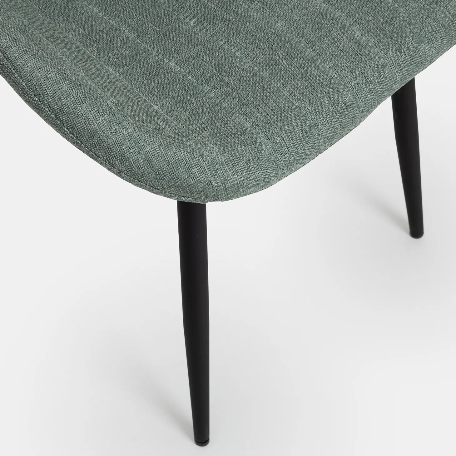 Silla de comedor verde Lydia 54x50x86cm Clau&Chloe