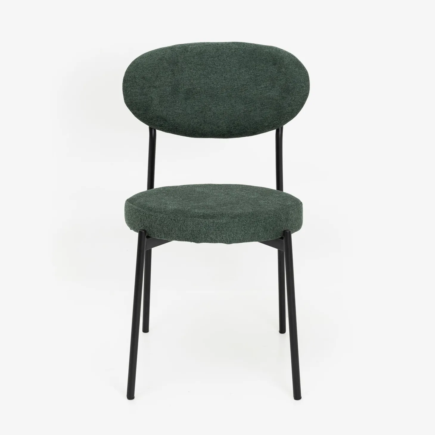 Silla de comedor verde oscuro Candela 49x53 Clau&Chloe
