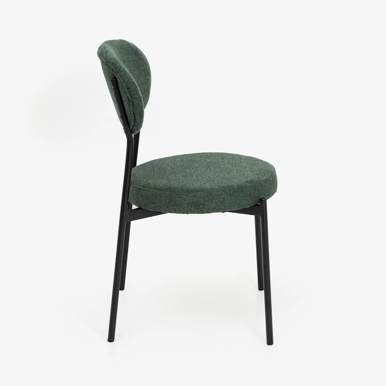 Silla de comedor verde oscuro Candela 49x53 Clau&Chloe