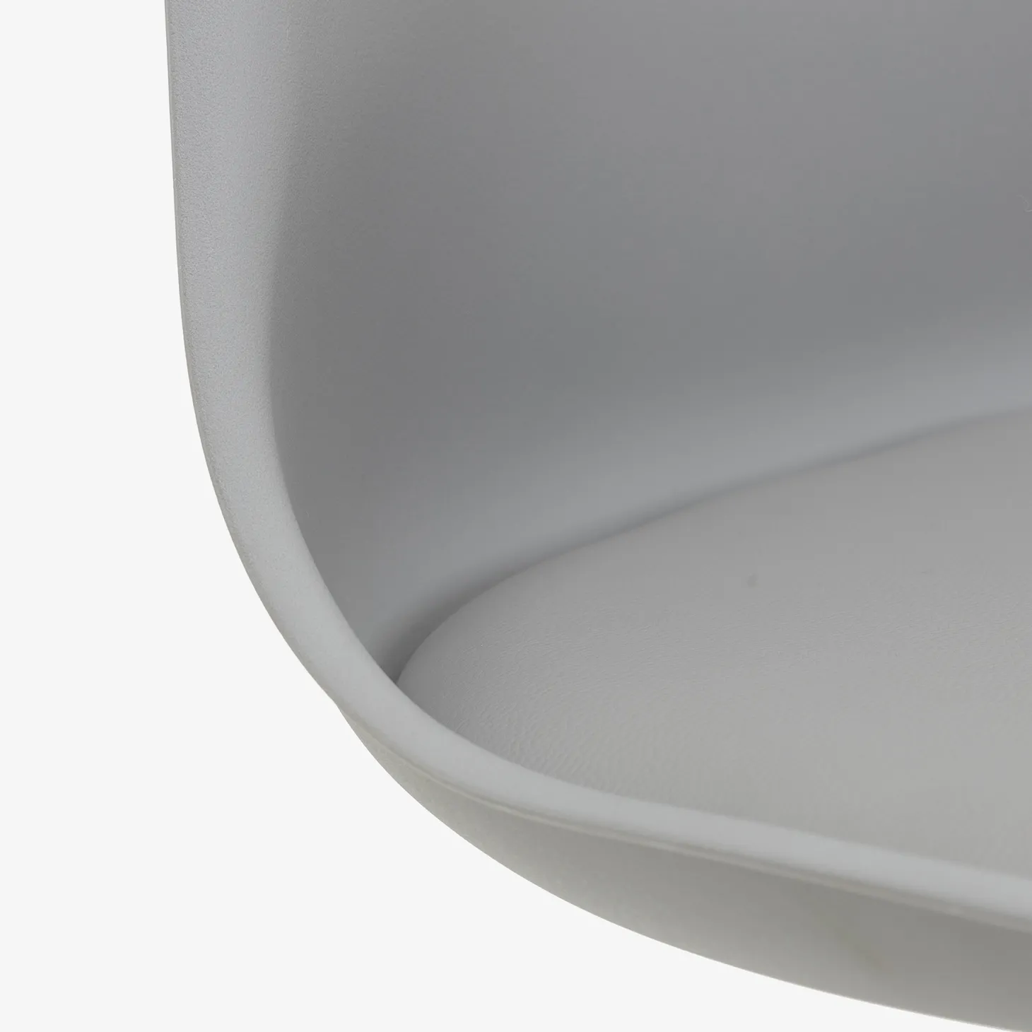 Silla de oficina con ruedas gris Tulip 48x55x45cm