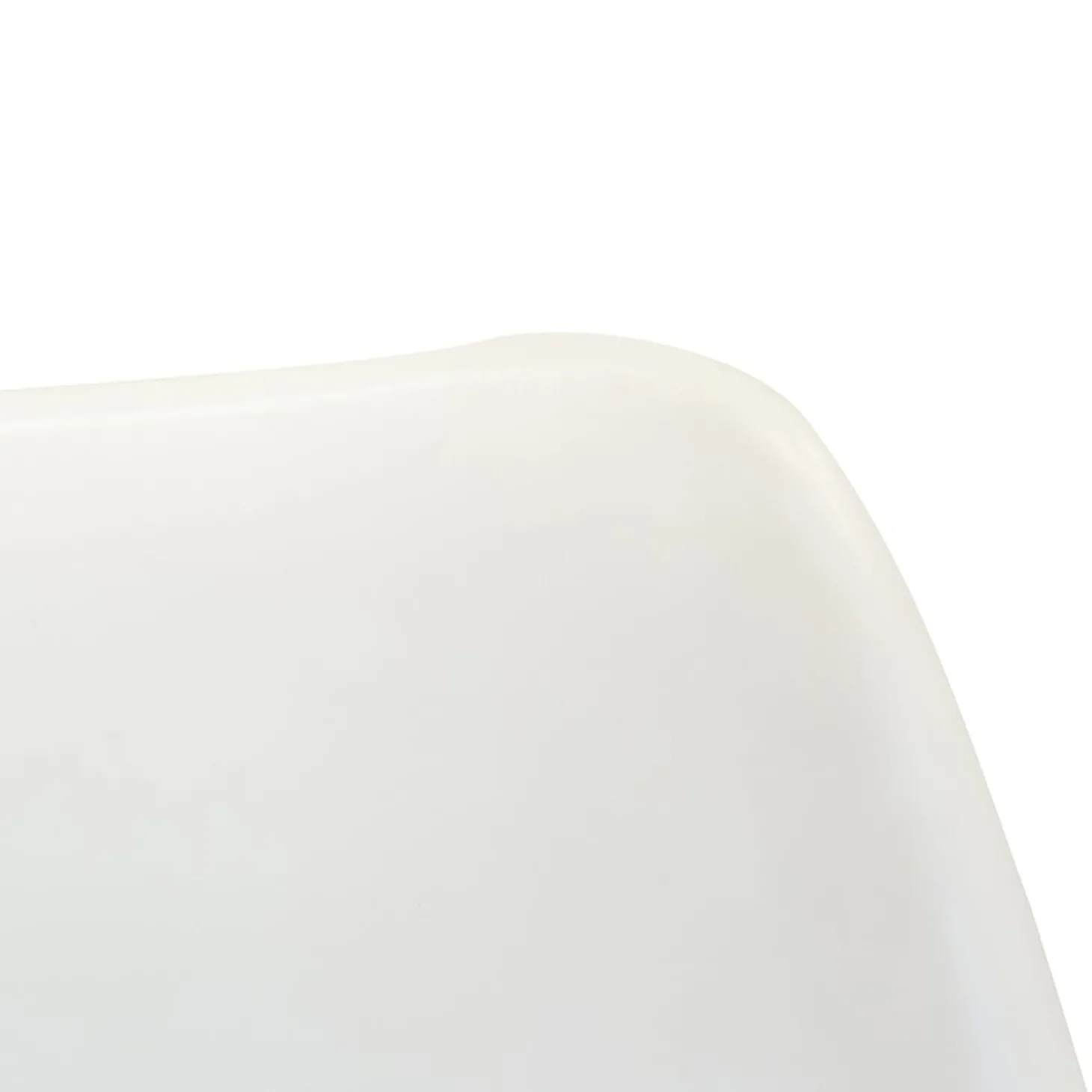 Silla de oficina con ruedas blanca Tulip 48x55x82cm