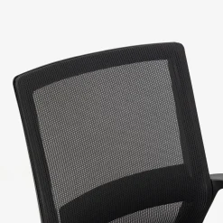 Silla de oficina negra ajustable 92/100cm