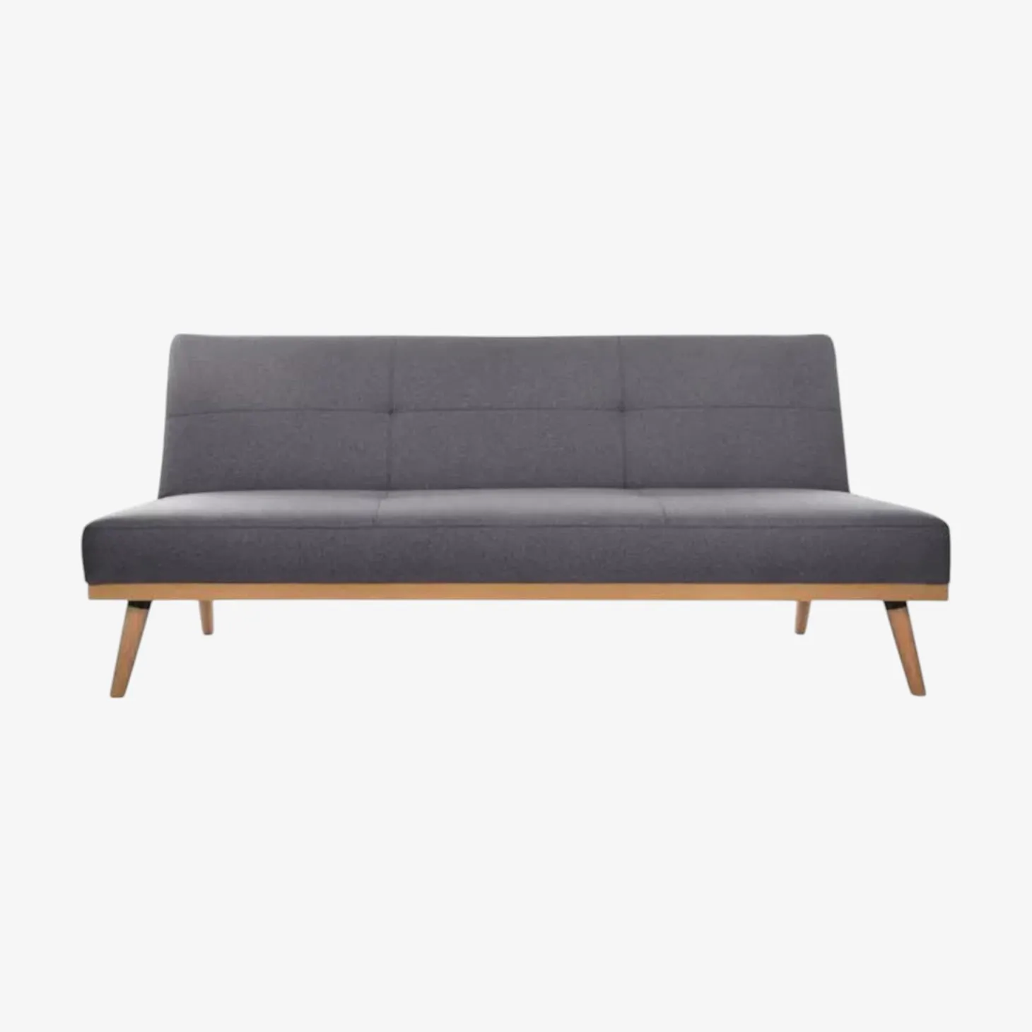 Sofá cama de 3 plazas gris oscuro Dylan 182x80x80cm