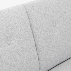 Sofá cama de 3 plazas gris Barita 216x85x85cm