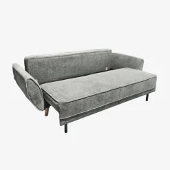 Sofá cama de 3 plazas gris Fules 212x85x85cm