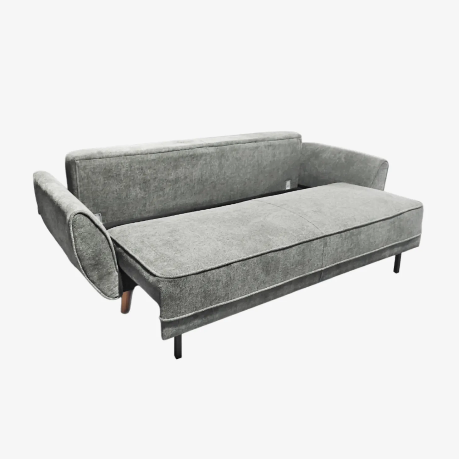 Sofá cama de 3 plazas gris Fules 212x85x85cm