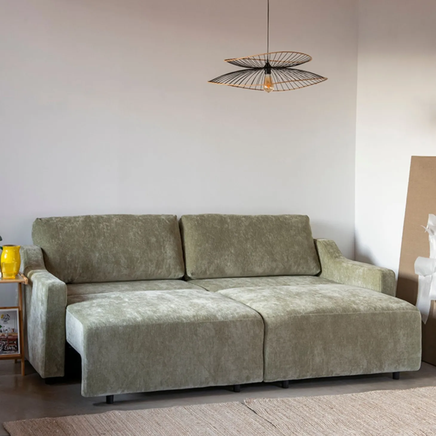 Sofá cama de 3 plazas mint Duman 229x113x86cm