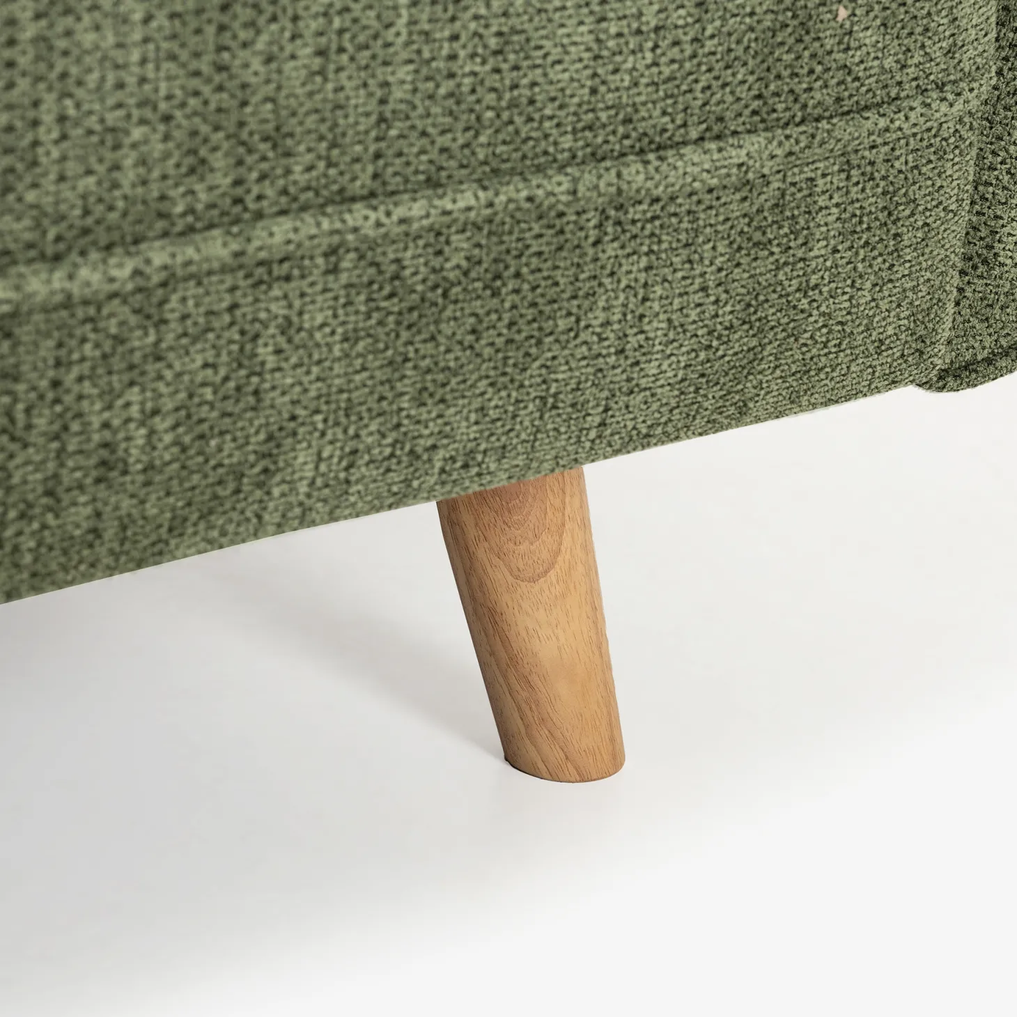 Sofá cama de 3 plazas verde Fules 212x85x85cm