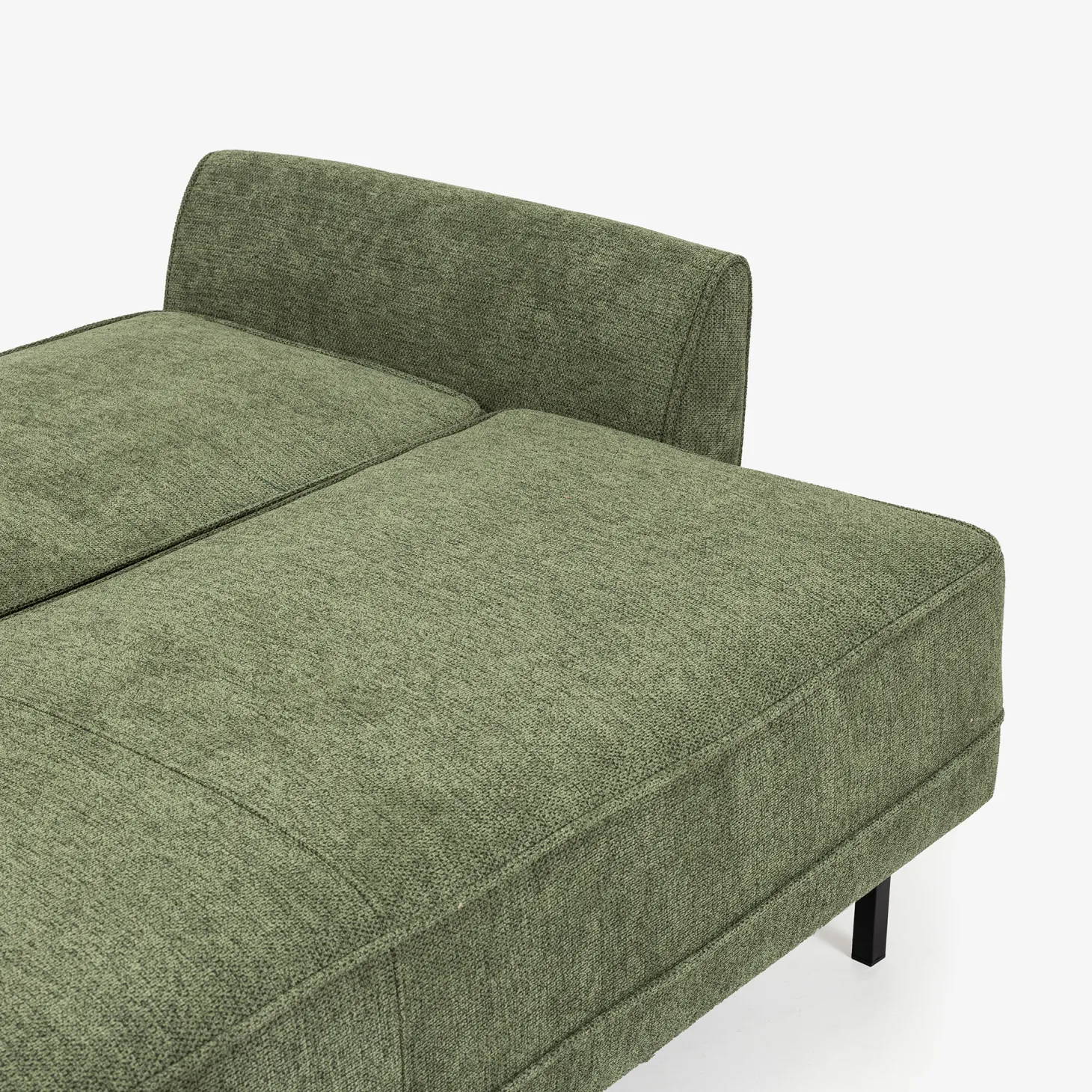 Sofá cama de 3 plazas verde Fules 212x85x85cm