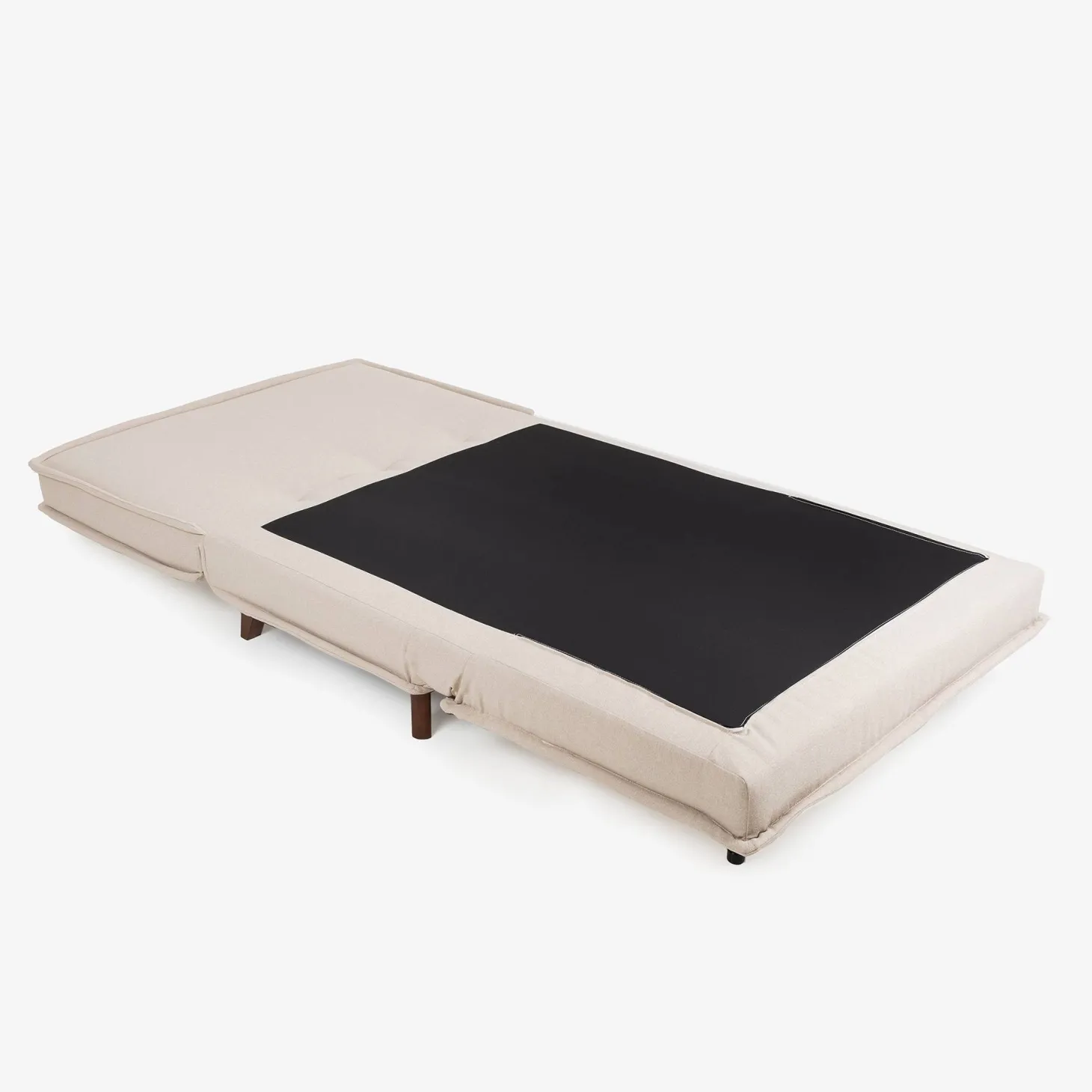 Sofá cama individual crema 104x92x84cm