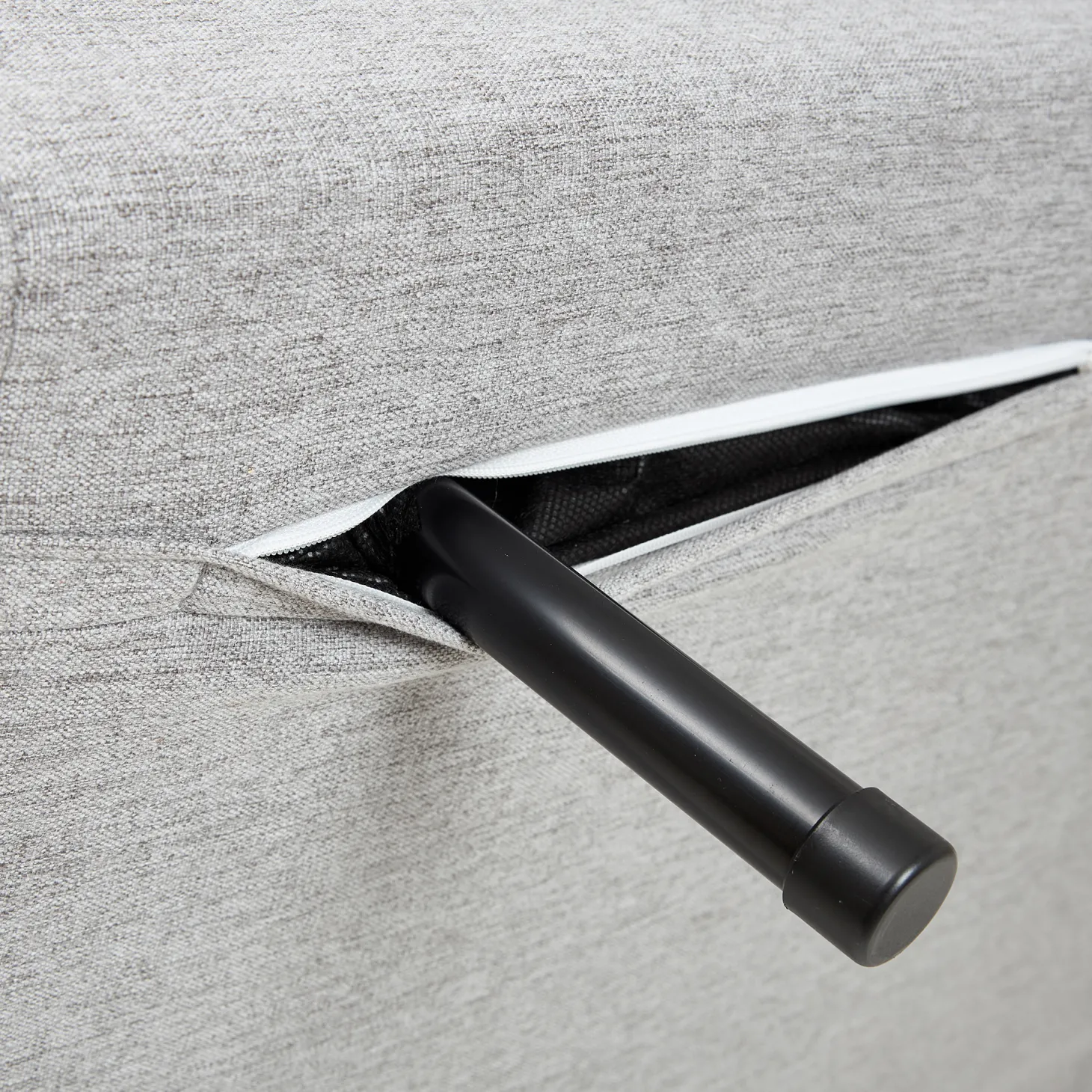 Sofá cama individual gris claro Theo 102x91x82cm