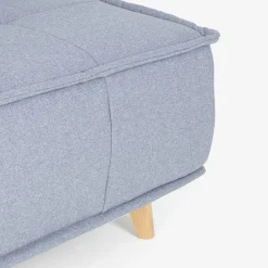 Sofá cama individual gris claro Gael 104x92x84cm