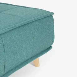 Sofá cama individual verde Luca 104x92x84cm